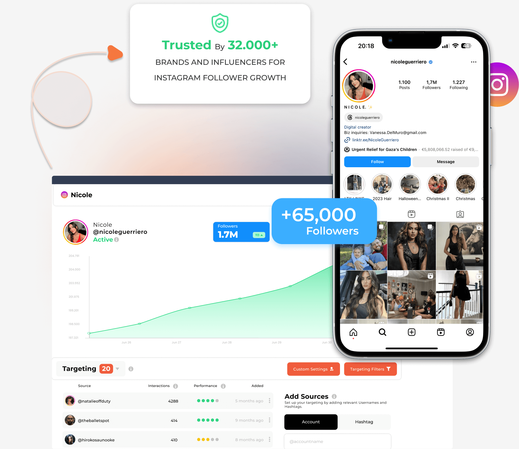 Real Instagram Follower Growth